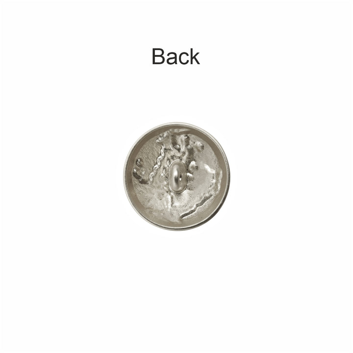 Premium Textured Surface Matte Finish Metal Buttons for Clothing