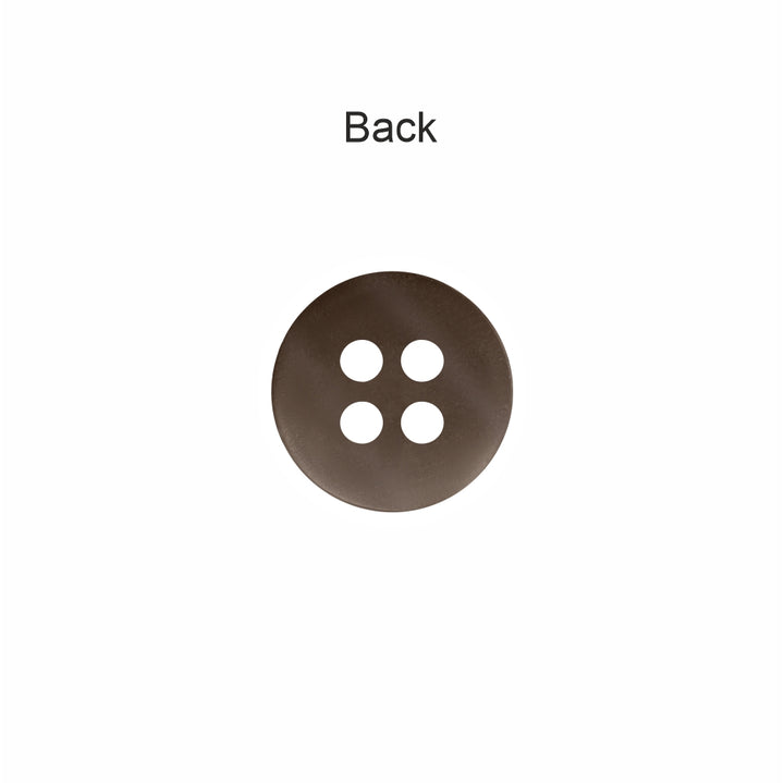 Classic Matte Finish Round Shape 4-Hole Shirt/Kurta Buttons