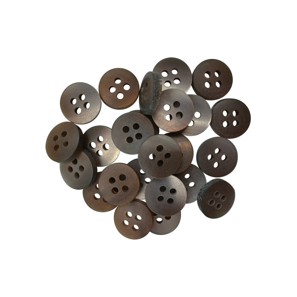 Classic Matte Finish Round Shape 4-Hole Shirt/Kurta Buttons