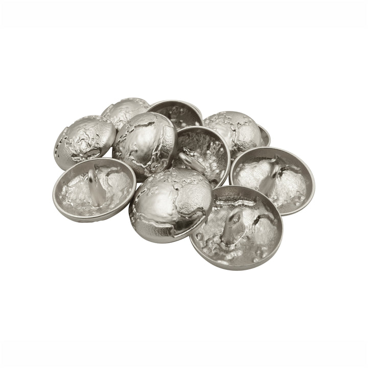 Premium Textured Surface Matte Finish Metal Buttons for Clothing