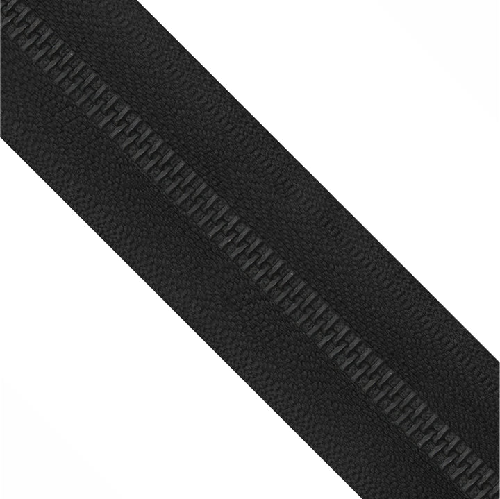 YKK #5 Number Premium Quality Black Tape YKK Metal Zipper Rolls
