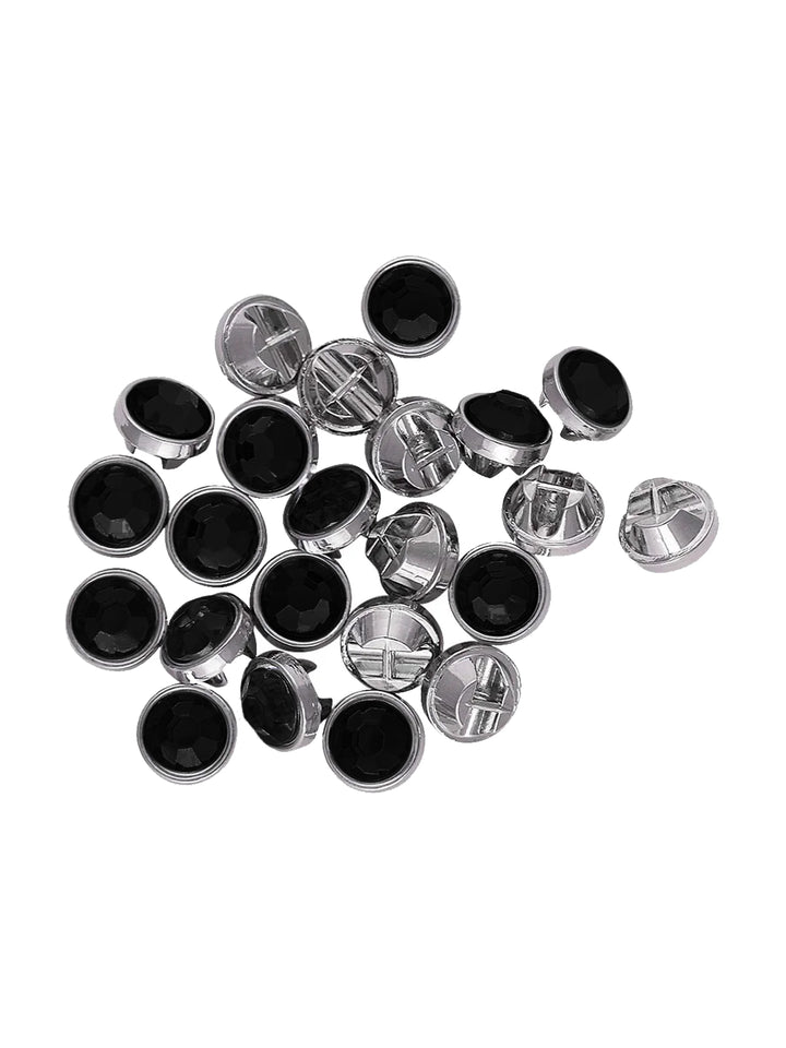 Shiny & Sparkling Shiny Silver Best Quality Diamond Buttons