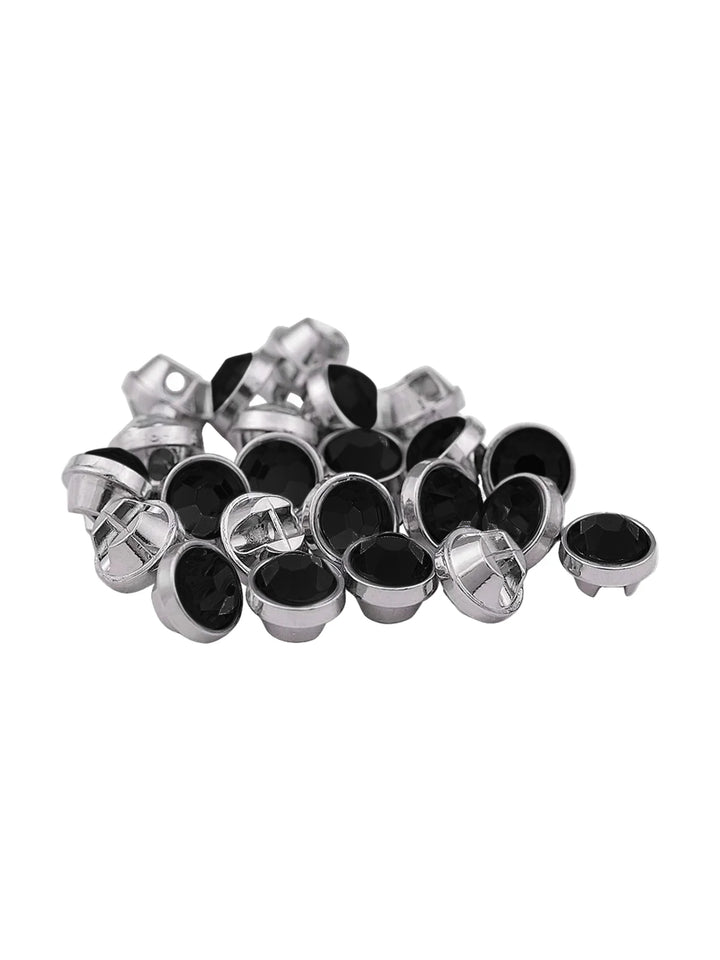 Shiny & Sparkling Shiny Silver Best Quality Diamond Buttons