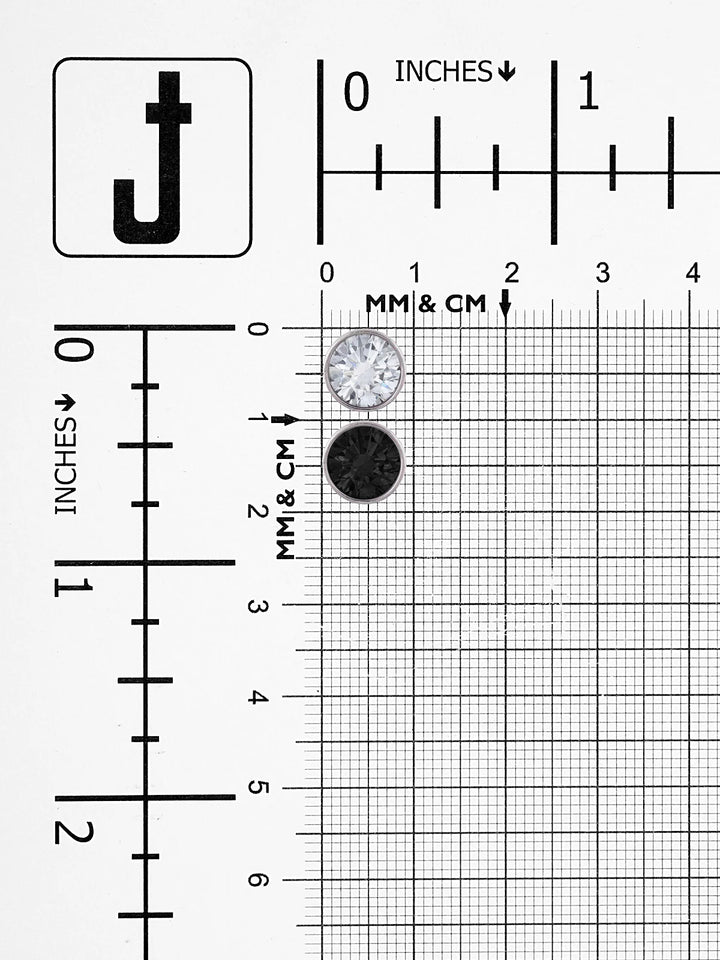 Shiny & Sparkling Shiny Silver Best Quality Diamond Buttons