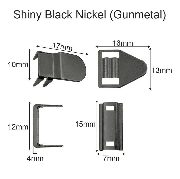 Tailor's Choice 4 in 1 Metal Pant Hook Set For Trousers/Skirts/Pants