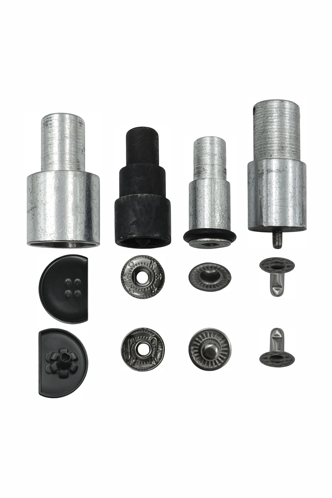 Die Mold Set Easy Tool for Fancy 4-Part Metal Snap Button Fitting