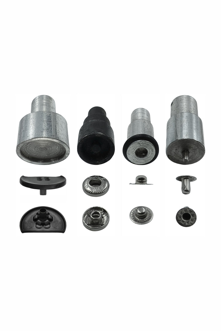 Die Mold Set Easy Tool for Fancy 4-Part Metal Snap Button Fitting