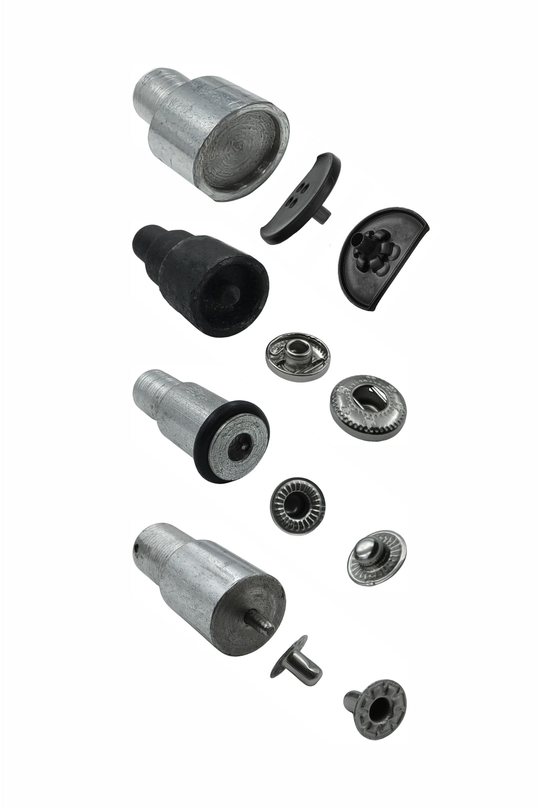 Die Mold Set Easy Tool for Fancy 4-Part Metal Snap Button Fitting