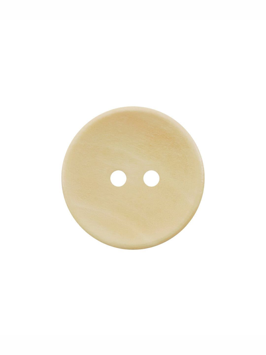 Cream Elegant Round Shape 2-Hole Hollow Wooden Buttons