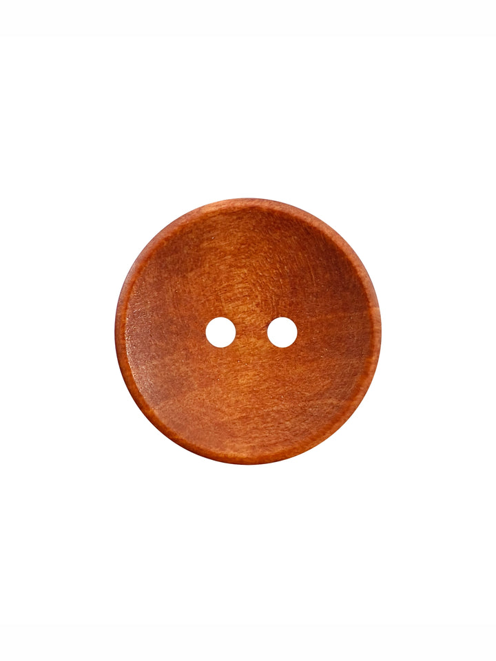 Wooden Rust Classic Round Shape 2-Hole Hollow Wooden Buttons