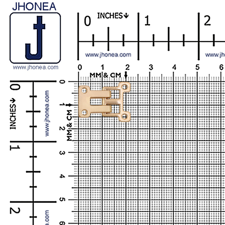Hook & Eye Metal Fastener Classic Clasp Detail for Clothing