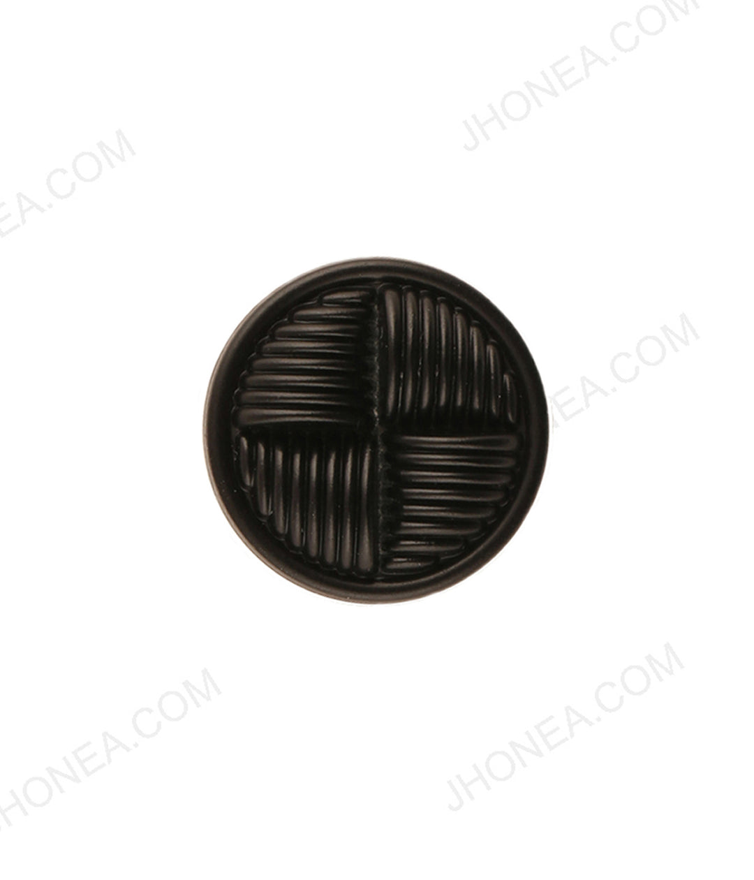 Round Shape Jet Black Color Dome Surface Coat Buttons