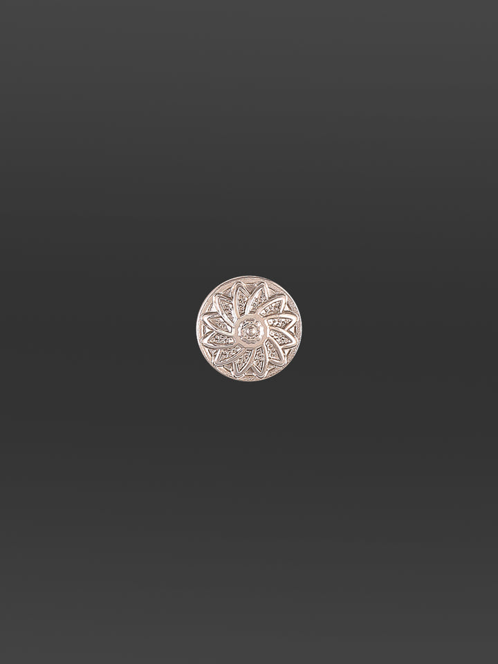 Fancy Shirt/Kurta Metal Button in Silver Color