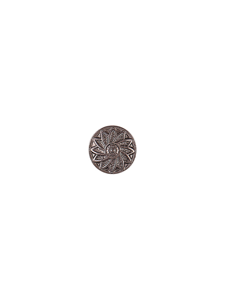 Fancy Shirt/Kurta Metal Button in Black Nickel Color