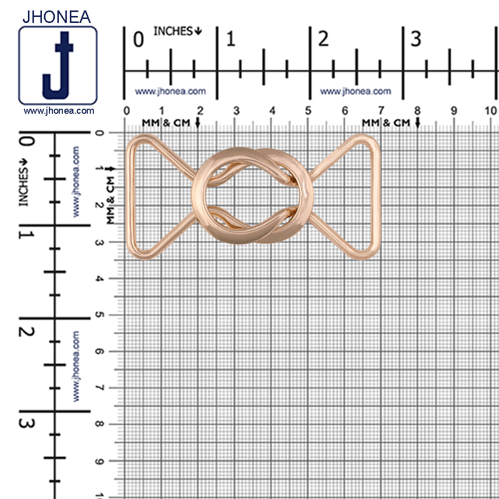 Classic Geometrical Structure Shiny Closure Clasp Buckle