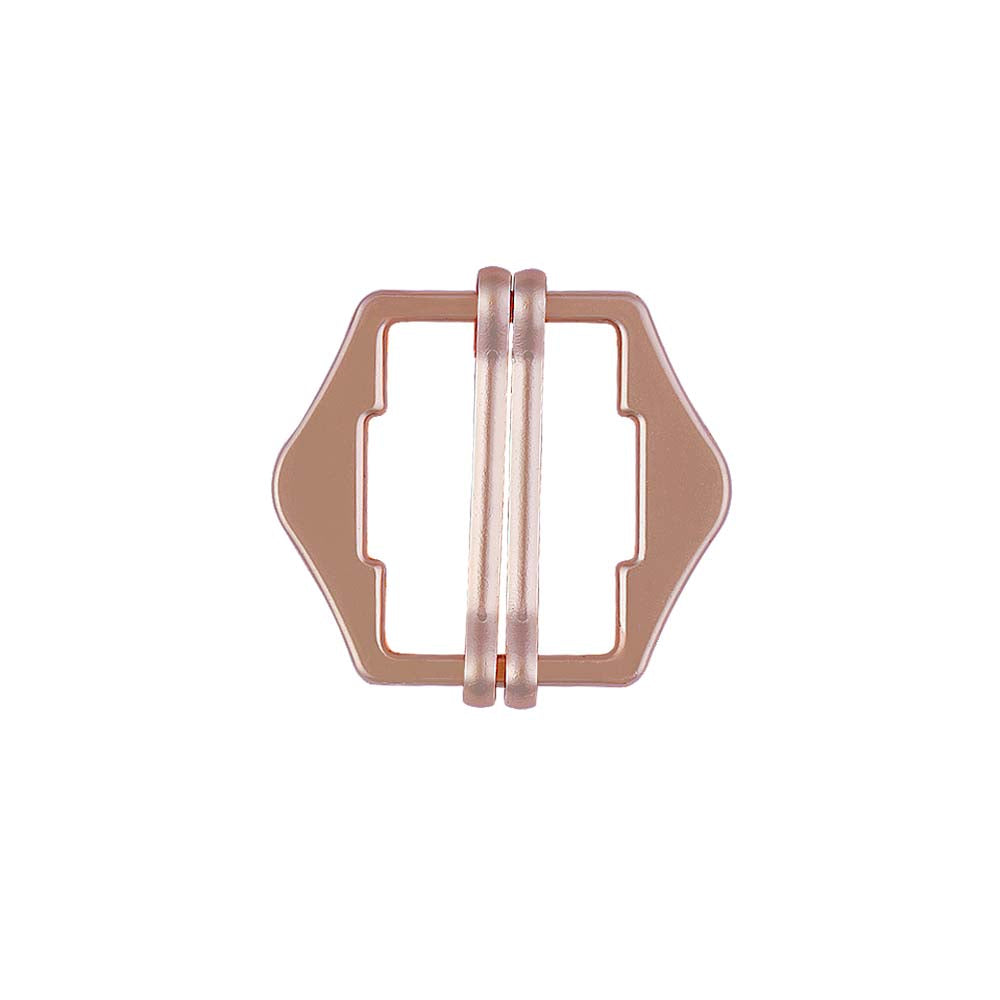 Double Webbing Adjuster Tailor's Choice Buckle for Pant/Waistcoat in Shiny Gold Color