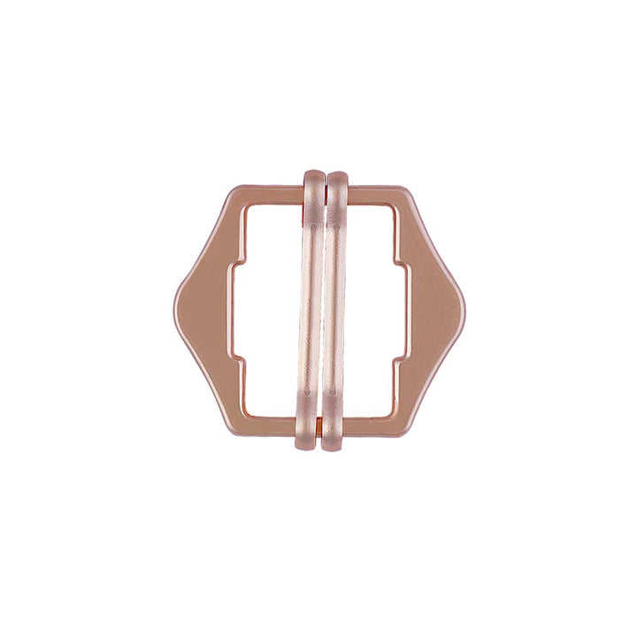 Double Webbing Adjuster Tailor's Choice Buckle for Pant/Waistcoat in Shiny Gold Color