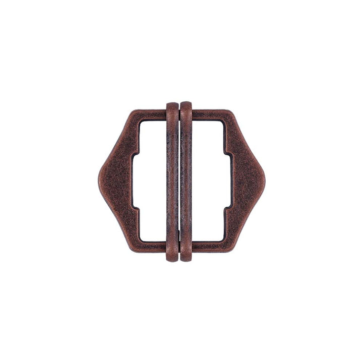Double Webbing Adjuster Tailor's Choice Buckle for Pant/Waistcoat in Antique Copper Color