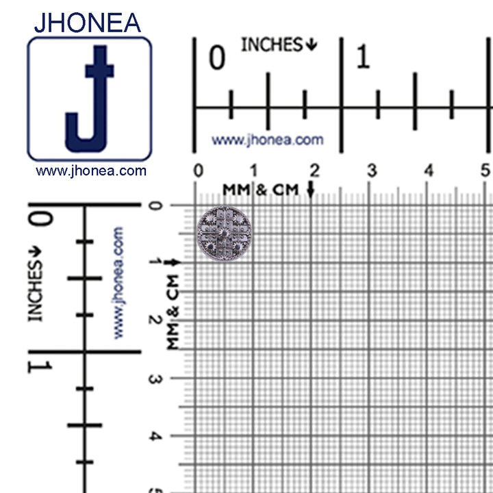 Round Shape Engraved Design Kurta Metal Buttons