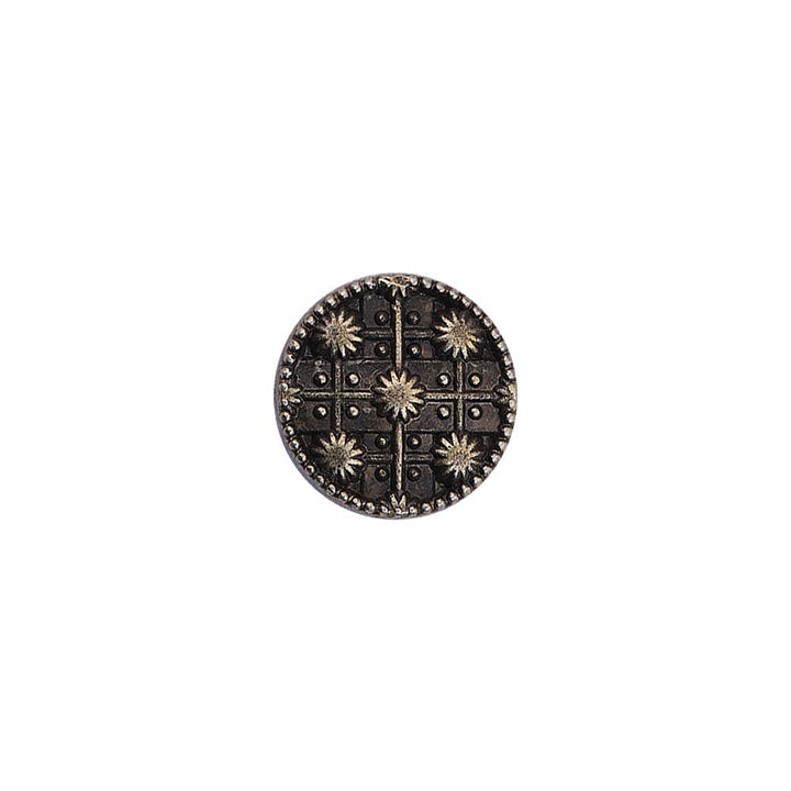 Round Shape Engraved Design Kurta Metal Buttons