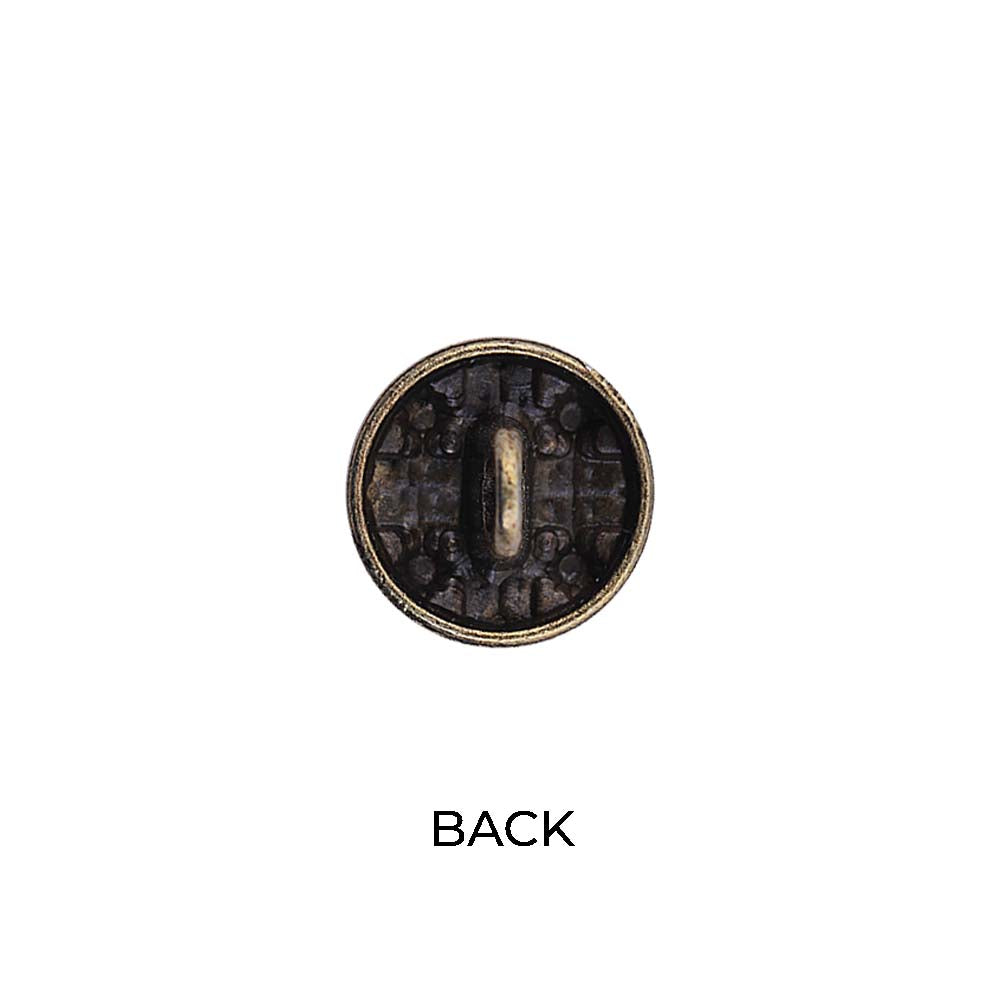 Round Shape Engraved Design Kurta Metal Buttons