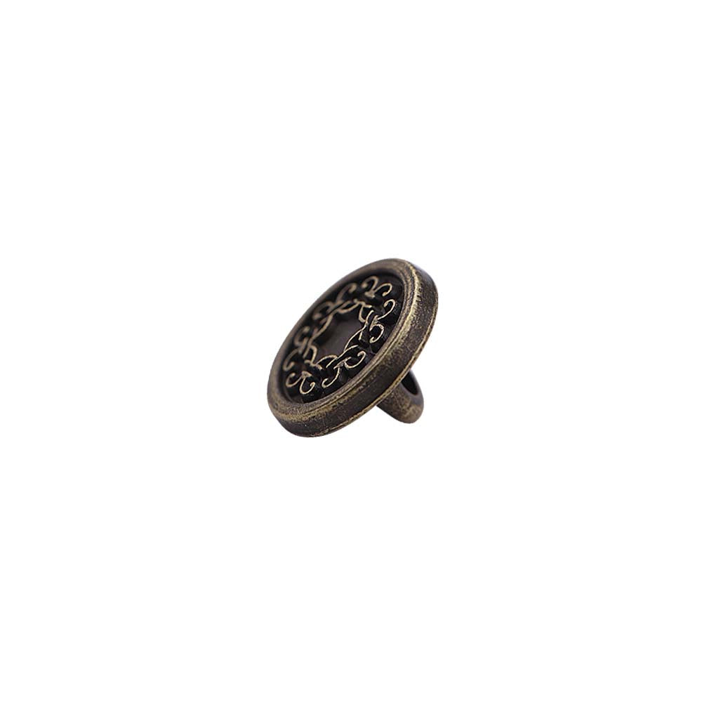 Designer Engraved Surface Finish Kurta Metal Buttons