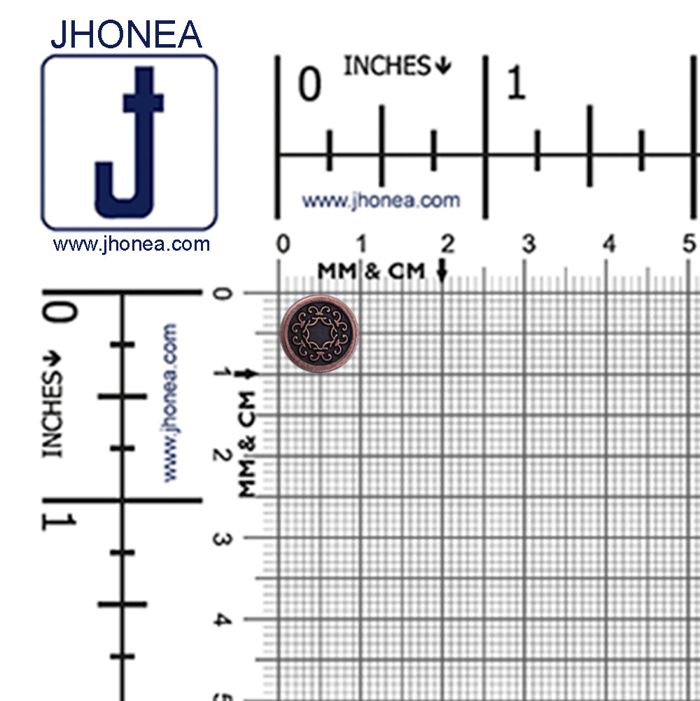 Designer Engraved Surface Finish Kurta Metal Buttons