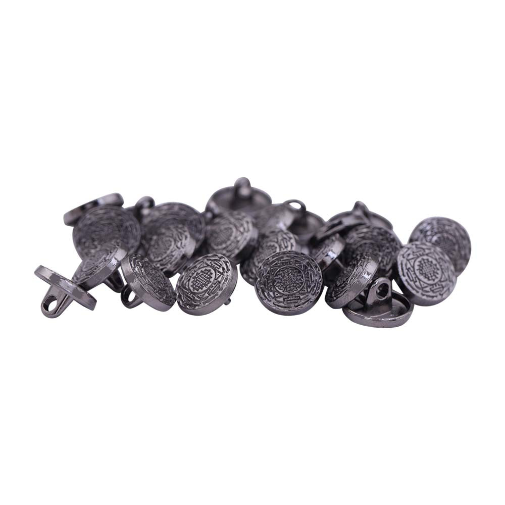 Round Shape Celtic Design Kurta Metal Buttons