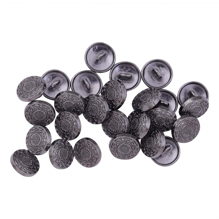 Round Shape Celtic Design Kurta Metal Buttons