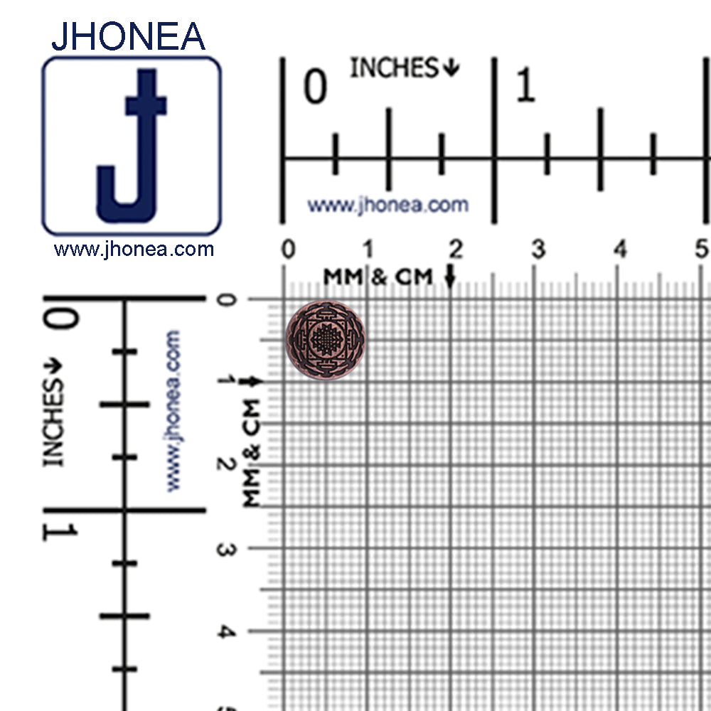 Round Shape Celtic Design Kurta Metal Buttons