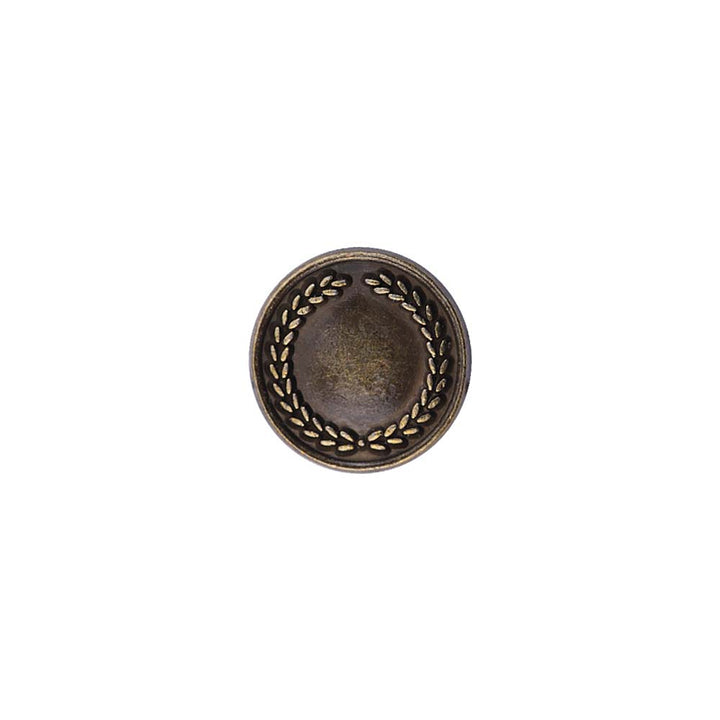 Round Shape Wreath Engraved Design Kurta Metal Buttons