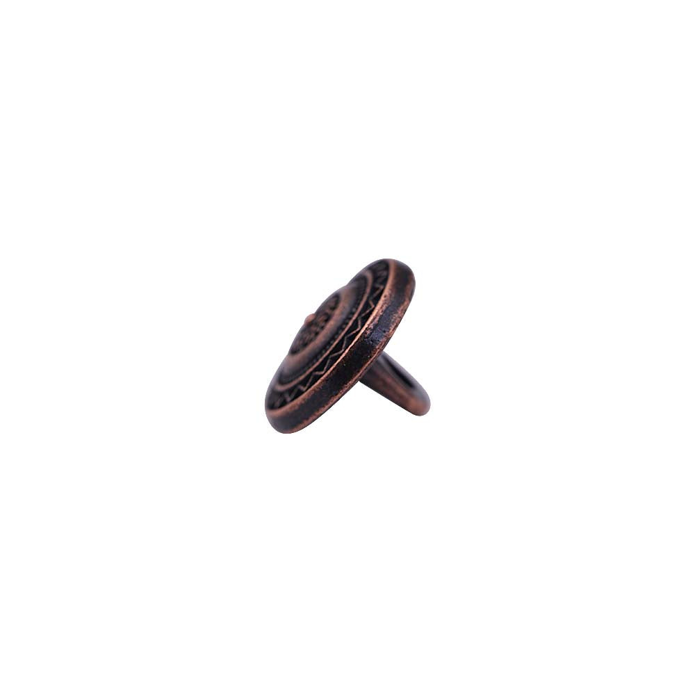 Round Shape Downhole Engraved Design Kurta Metal Buttons