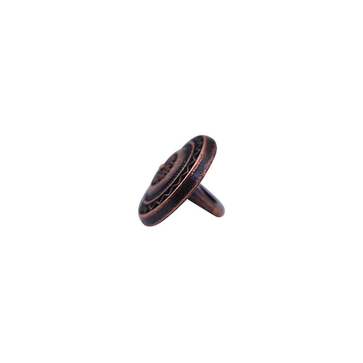 Round Shape Downhole Engraved Design Kurta Metal Buttons