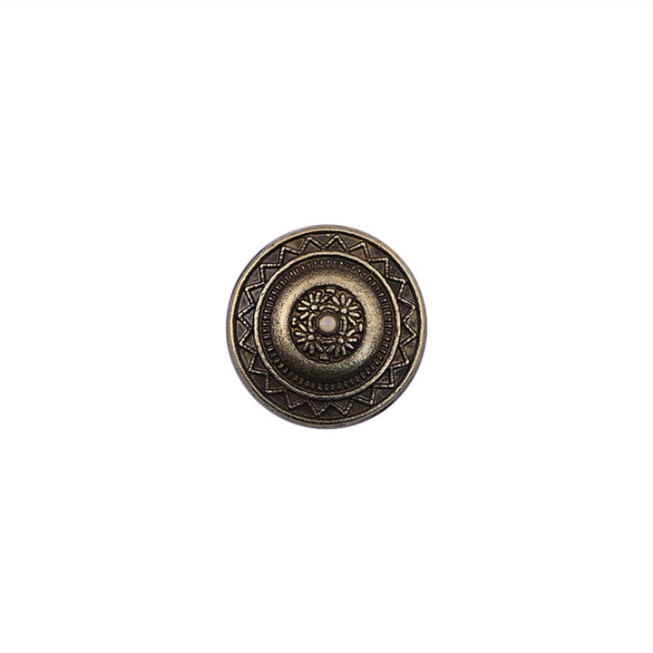 Round Shape Downhole Engraved Design Kurta Metal Buttons