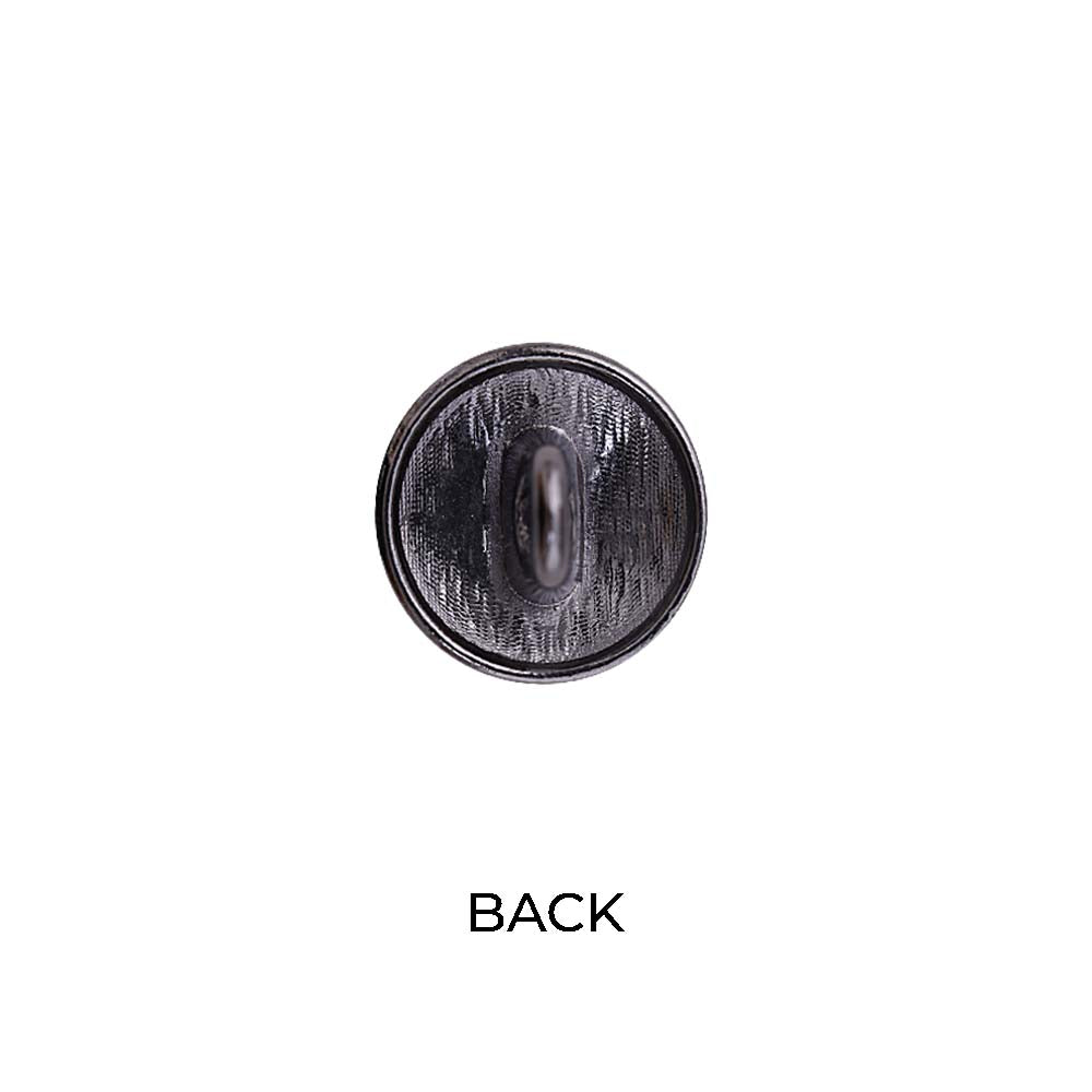 Round Shape Engraved Lines Design Loop Metal Buttons