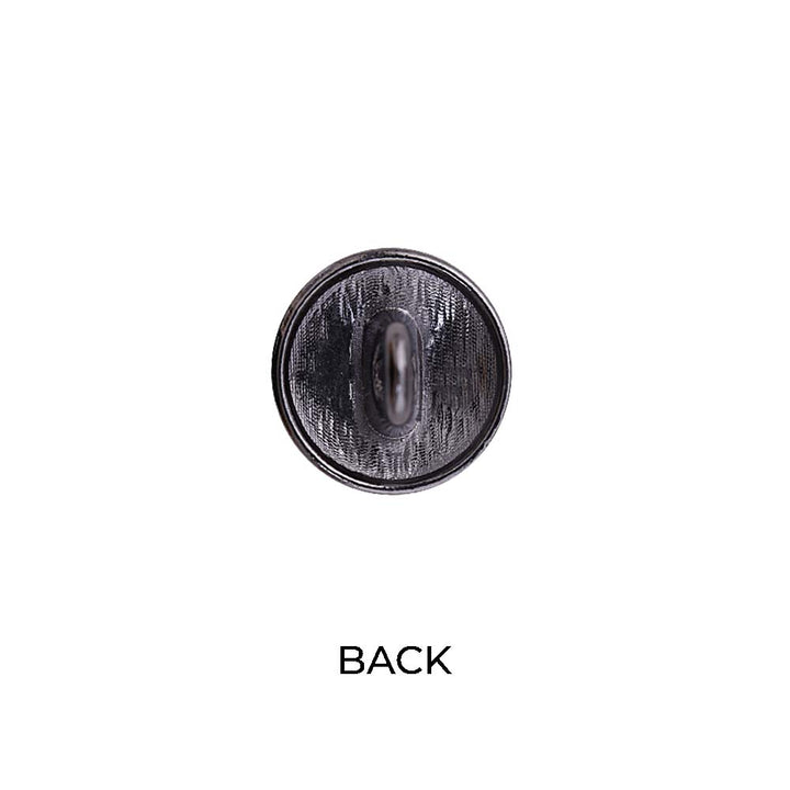Round Shape Engraved Lines Design Loop Metal Buttons