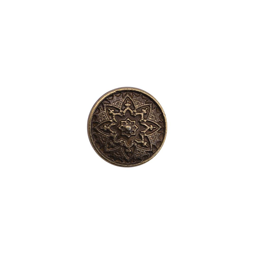Round Shape Traditional Mandala Design Kurta Metal Buttons