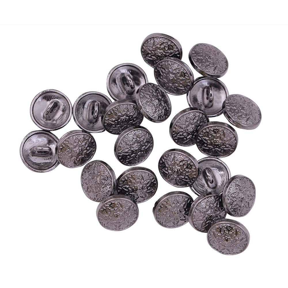Round Shape Traditional Mandala Design Kurta Metal Buttons