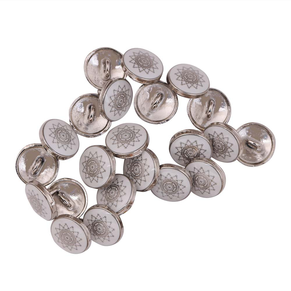 Round Shape Lamination Shirt/Kurta Metal Buttons