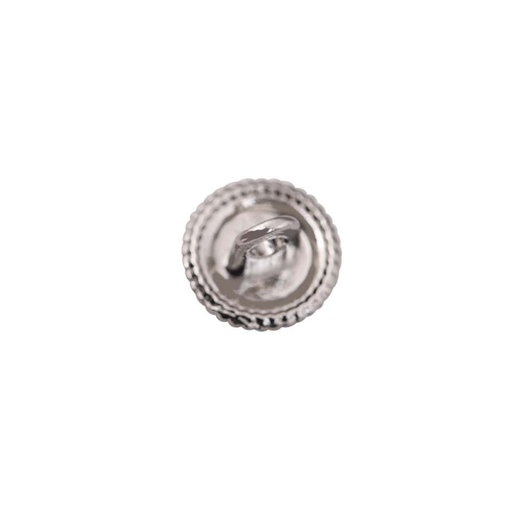 Round Shape Shiny Decorative Pearl Metal Buttons for Dresses