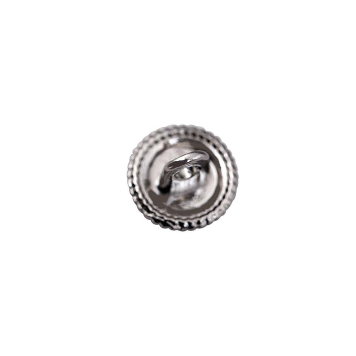 Round Shape Shiny Decorative Pearl Metal Buttons for Dresses