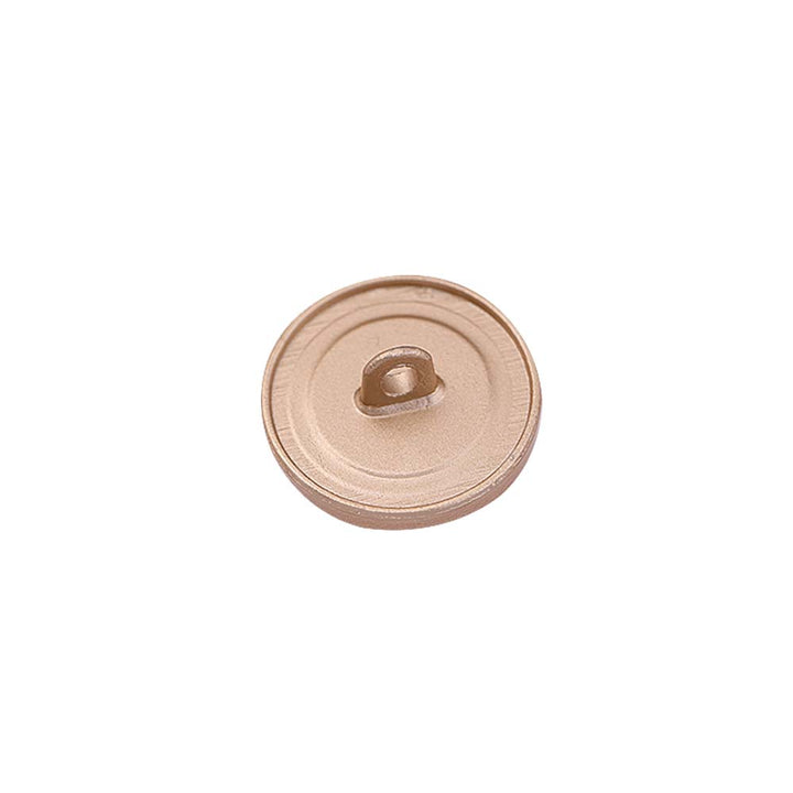 Plain Rounded Rim Matte Gold Pearl Buttons