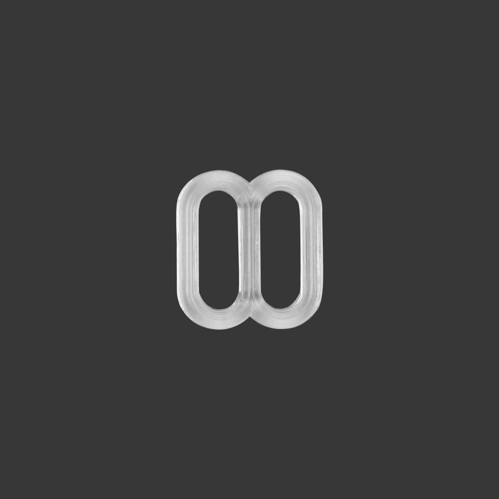 Transparent Bra Slider Strap Adjuster Buckle Clip Set