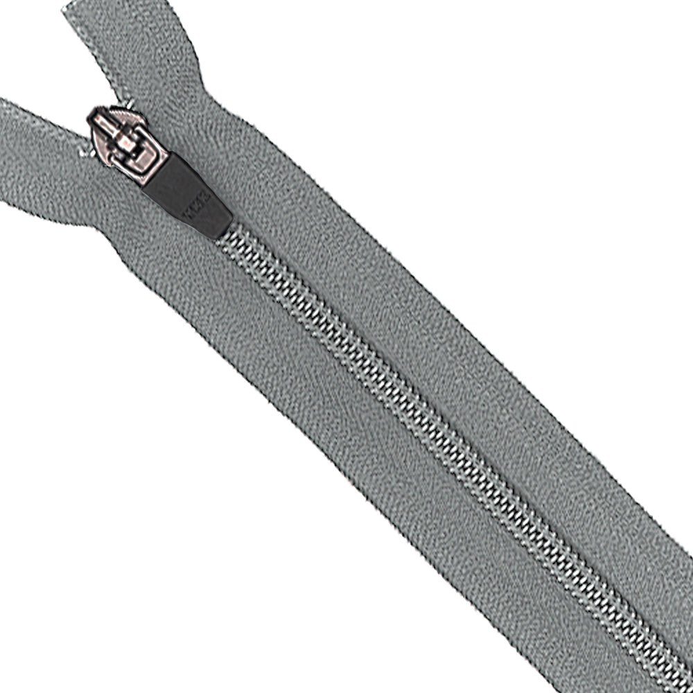 YKK- #5 Grey Colour Coil Open-End YKK Jacket Zipper