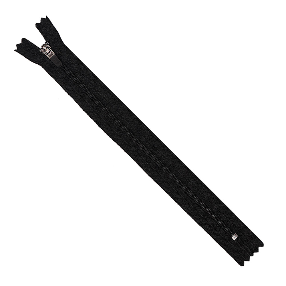 YKK- #3 Black Coil 8inch Closed-End YKK Fly Zipper