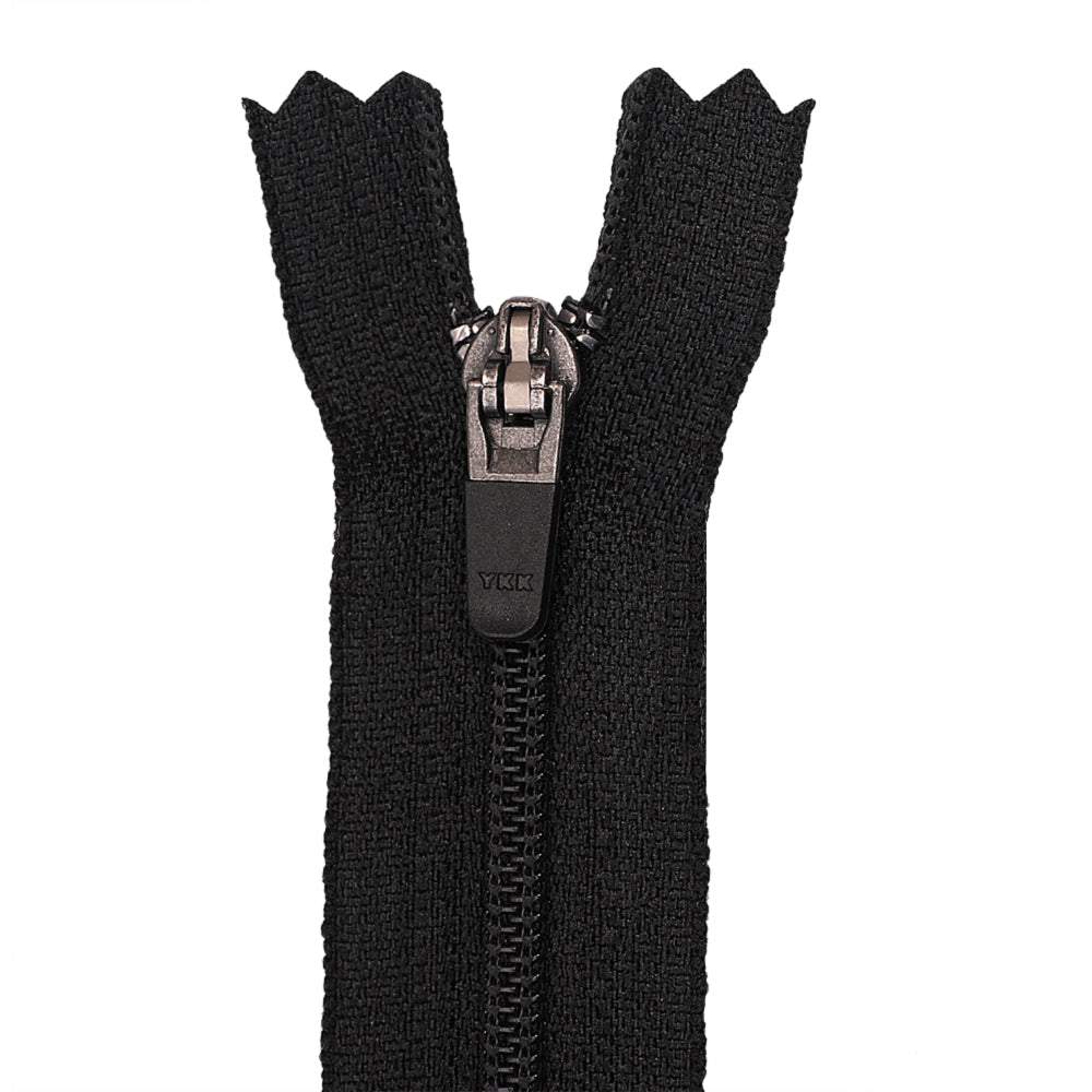 YKK- #3 Black Coil 8inch Closed-End YKK Fly Zipper