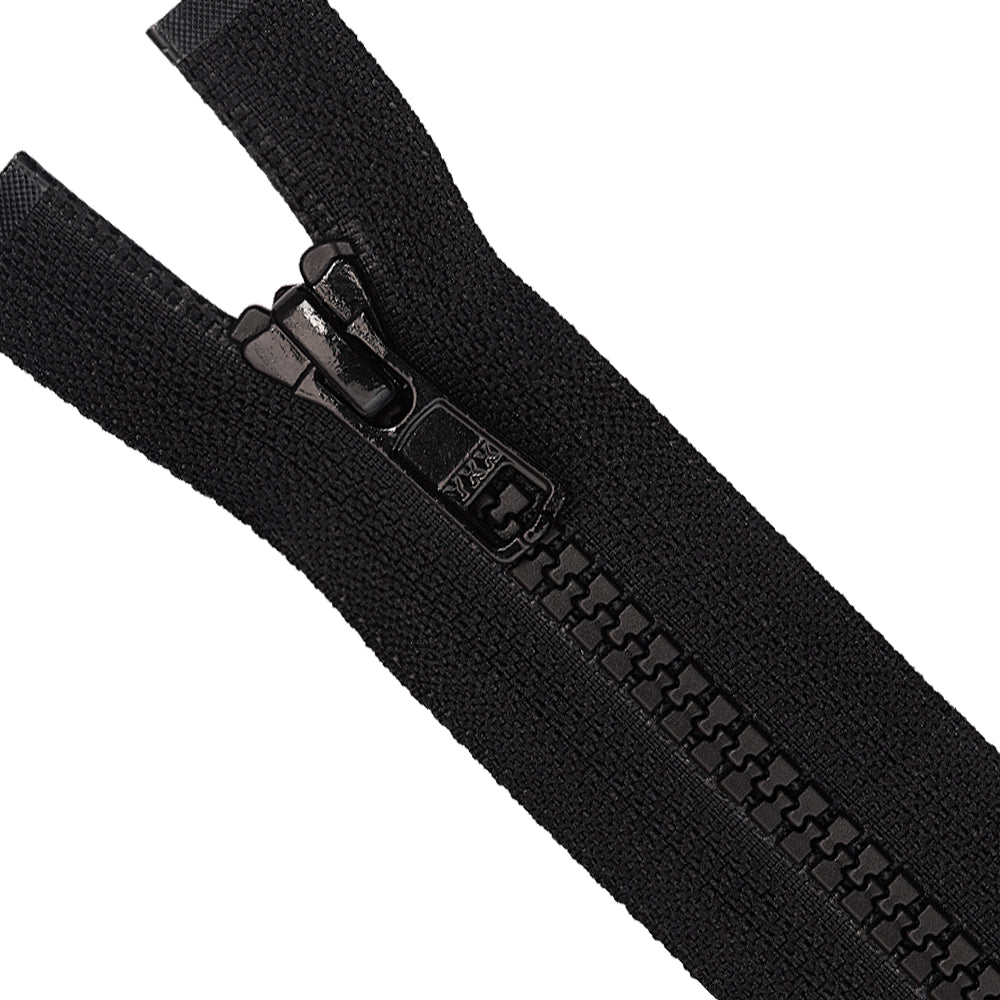 YKK- #5 Black/White Vislon Open-End & Closed-End YKK Zipper