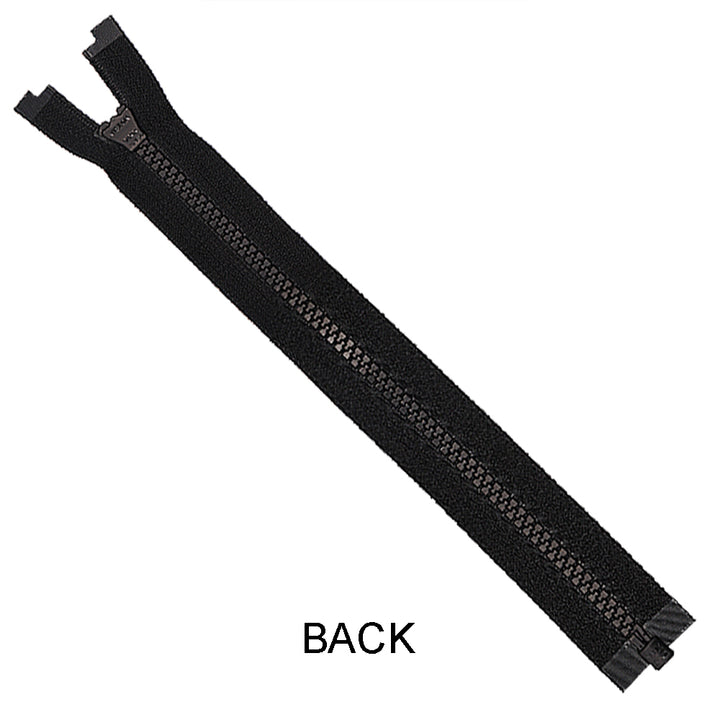 YKK- #5 Black/White Vislon YKK Zipper for Men/Women Clothing