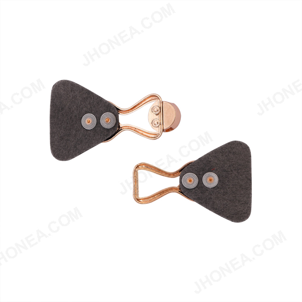 PU Leather Metal Closure Buckle for Purse/Coat/Jacket