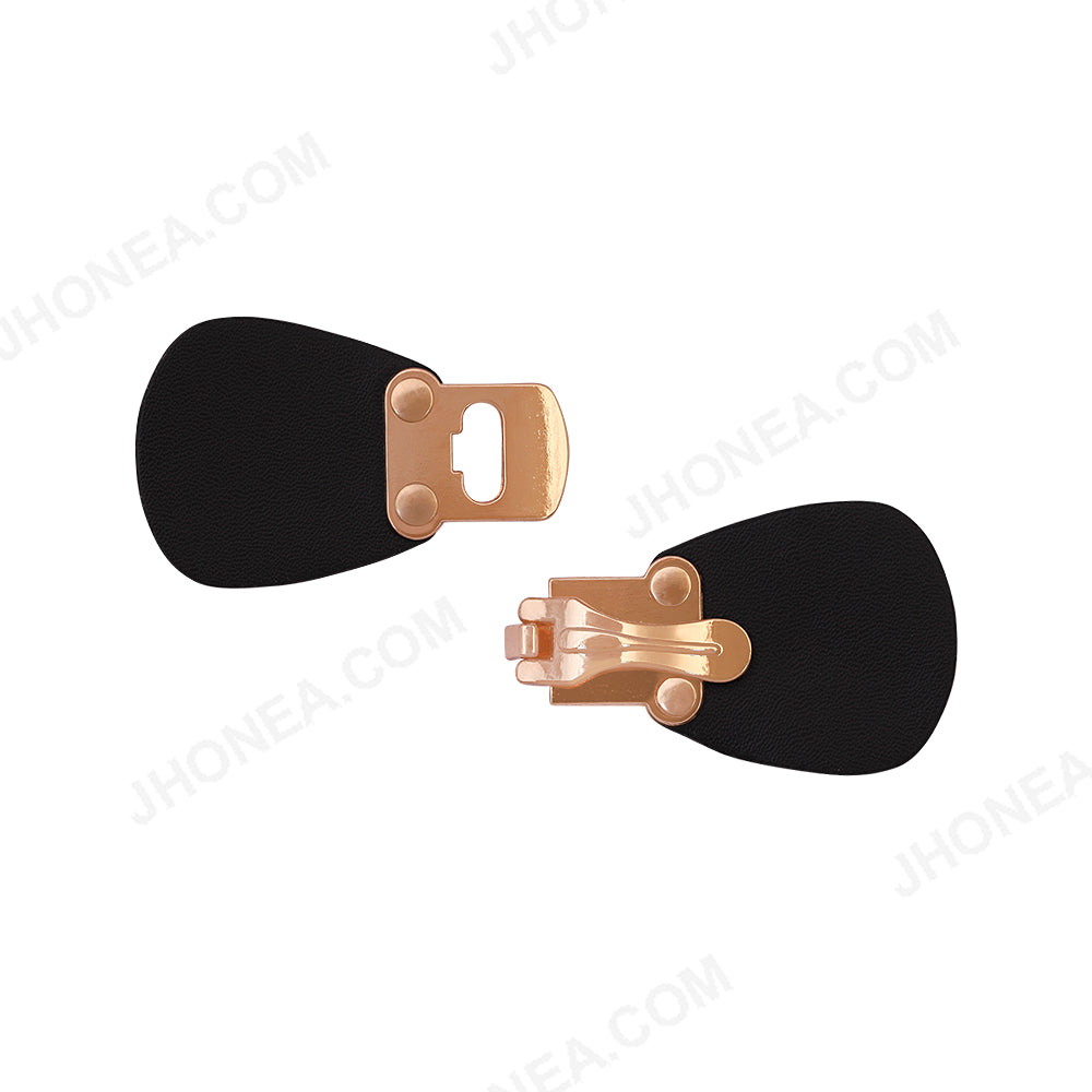 Easy Openable Shiny Gold Clip Lock Clasp Belt Buckle